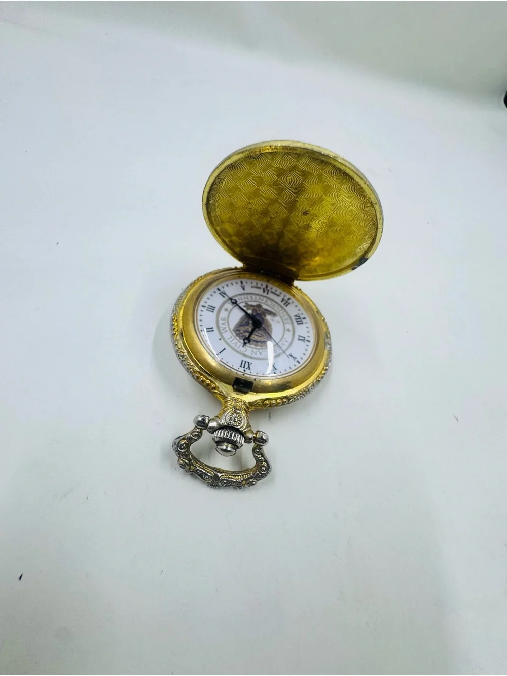 Vintage Gold Japan Movement Pocket Watch American Civil War 150 years